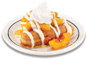 Ihop Peach Vanilla Stuffed French Toast, HD Png Download PNG image with transparent background