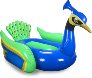 Peacock Inflatable Pool Float PNG Image