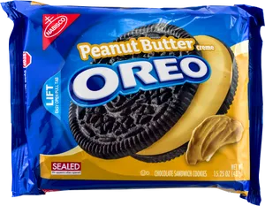 Peanut Butter Creme Oreo Package PNG Image