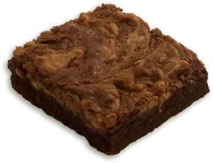 Peanut Butter Fudge Dessert PNG Image