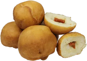 Peanut Butter Stuffed Buns PNG Image