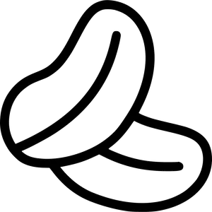 Peanut Outline Graphic PNG Image