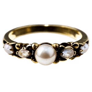 Pearl Accent Rings PNG xvc60 PNG with transparent background
