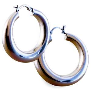 Pearl Hoop Earring Png Fkm PNG Image