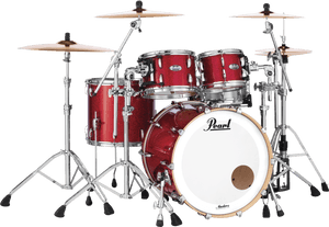 Red Sparkle Drum Set, HD Png Download PNG