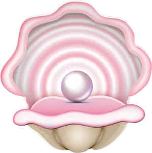 Pearlin Oyster Illustration PNG Image