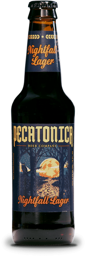 Pecatonica Nightfall Lager Beer Bottle PNG