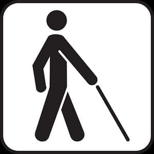 Pedestrian Sign Icon PNG image with transparent background
