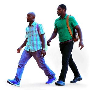 Pedestrians in Motion PNG vfs PNG
