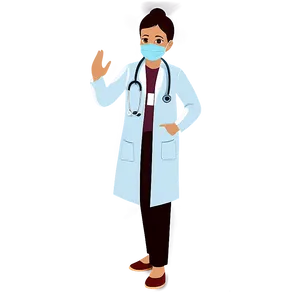 Pediatrician Doctor Cartoon Png Iyx66 PNG Image