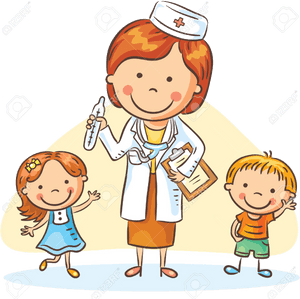 Doctor Children Clipart Free Cliparts Images On Transparent - Children Doctor Cartoon, HD Png Download PNG with transparent background