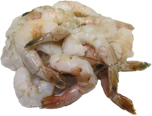 Peeled Shrimp Pile.png PNG Image