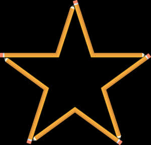 Pencil Star Illustration PNG