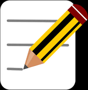 Pencil Writing Icon PNG with transparent background