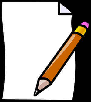 Penciland Paper Clipart PNG
