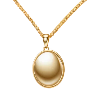 Pendant Gold Necklace Png Drs PNG Image