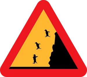 Penguin_ Crossing_ Sign PNG Image