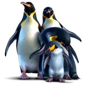 Penguins Illustration Png Rik31 PNG Image