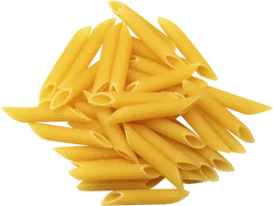 Penne Pasta Pile Transparent Background PNG Image