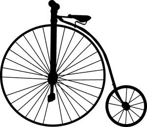 Transparent Bike Clipart Png - Old Bicycle Clipart, Png Download PNG with transparent background