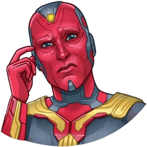 #vision #marvel - Iron Man, HD Png Download PNG