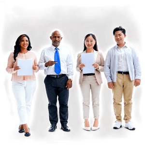 People Standing at Event PNG gcj PNG
