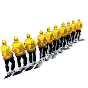 People Standing In Line Png 66 PNG Image