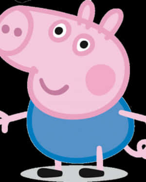 Peppa Pig Cartoon Character PNG image with transparent background