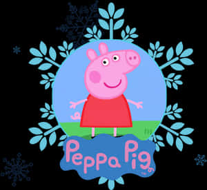 Peppa Pig Cartoon Character PNG image with transparent background