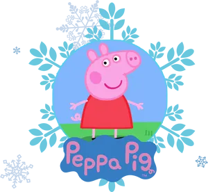 Peppa Pig Cartoon Character PNG Image