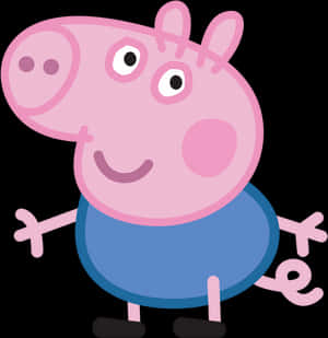 Peppa Pig Cartoon Character PNG image with transparent background