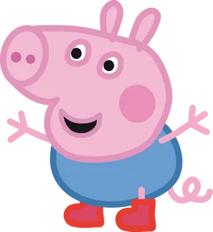 Peppa_ Pig_ Character_ Illustration PNG Image