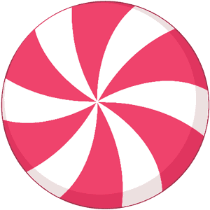 Peppermint Candy Graphic PNG image with transparent background