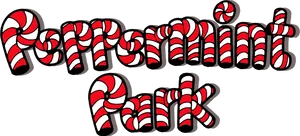 Peppermint Candy Text Illustration PNG Image