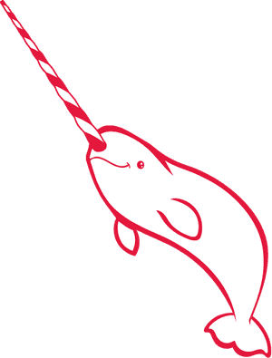 Peppermint Narwhal - Narwhal Team Logo PNG image with transparent background