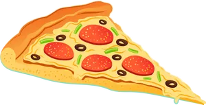 Pepperoni_ Olive_ Pizza_ Slice_ Clipart.png PNG Image