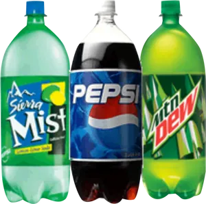 Pepsi Co Soft Drink Variety PNG Image