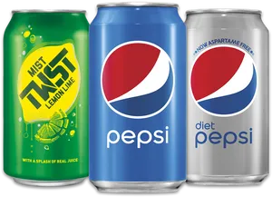 Pepsi Product Variety PNG Image