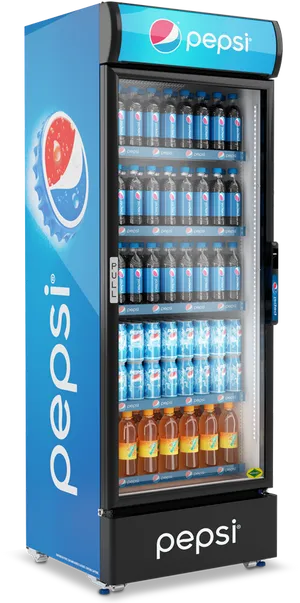 Pepsi Vending Machine Display PNG Image