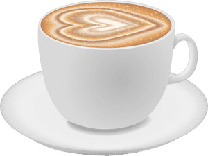 Latte Clipart Coffee Milk - Coffee Cappuccino Png, Transparent Png PNG with transparent background
