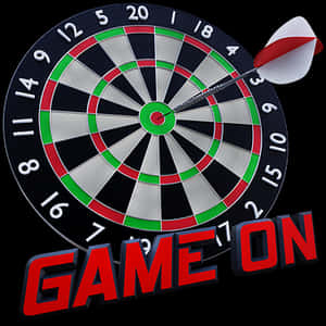 Perfect Dart Game On Target PNG image with transparent background