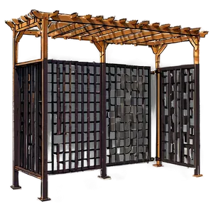 Pergola With Screening Png Rhy5 PNG Image