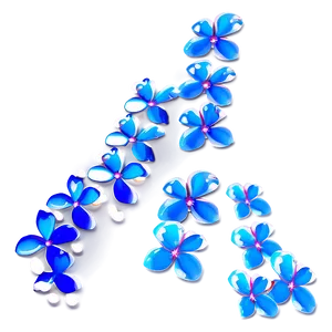 Periwinkle Blue Confetti Wave Png Ake PNG Image