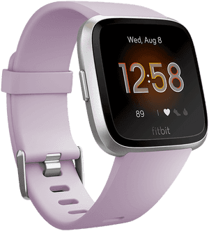 Fitbit Versa Rose Gold Periwinkle, HD Png Download PNG image with transparent background