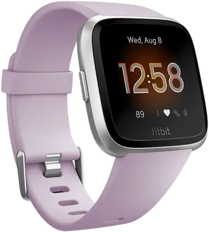 Periwinkle Fitbit Smartwatch PNG Image