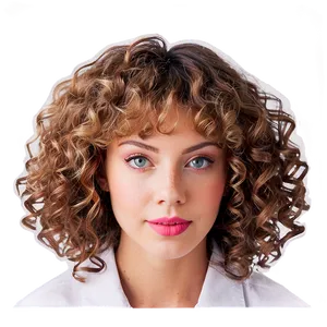 Perm Hair B PNG Image