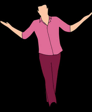 Person Balancing Act Vector PNG image with transparent background