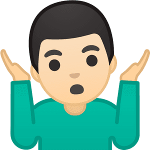 Man Shrugging Light Skin Tone Icon - Shrugging Emoji, HD Png Download PNG image with transparent background
