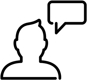 Feedback By Wesley Hare From The Noun Project - Feedback Icon Black And White, HD Png Download PNG image with transparent background