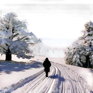 Person Walking In Snow Png Rop81 PNG Image